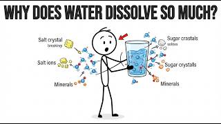 Why Water Can Dissolve Almost Everything 💧 | The Hidden Chemistry of Water #waterchemistry#chemistry