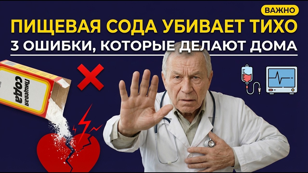 Сода — убийца или спасение? Врач разбивает мифы, которые убивают