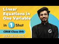 Linear Equations In One Variable In One Shot Maths Class 8th Umang Physics Wallah mp3