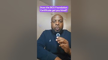 Does the BCS Foundation Certificate get you hired?