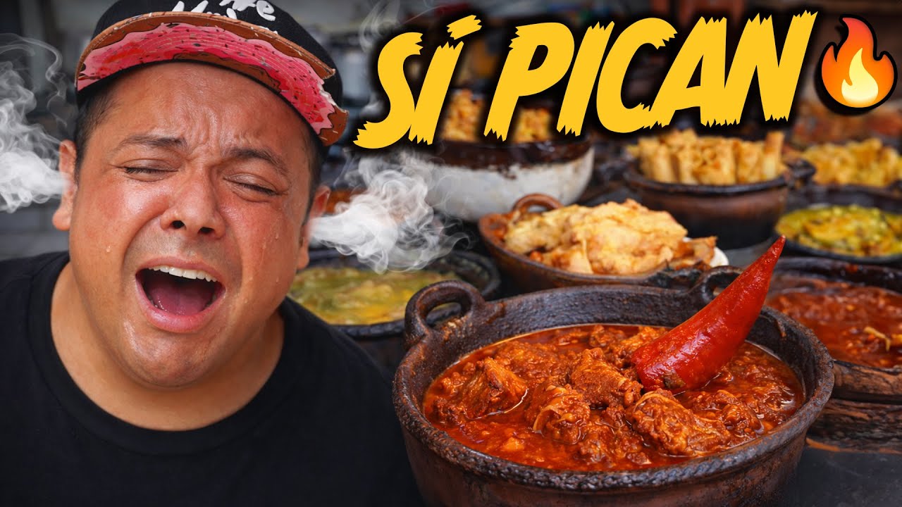 Estos guisados me hicieron sufrir 🔥 Tacos PICOSOS en la Obrera