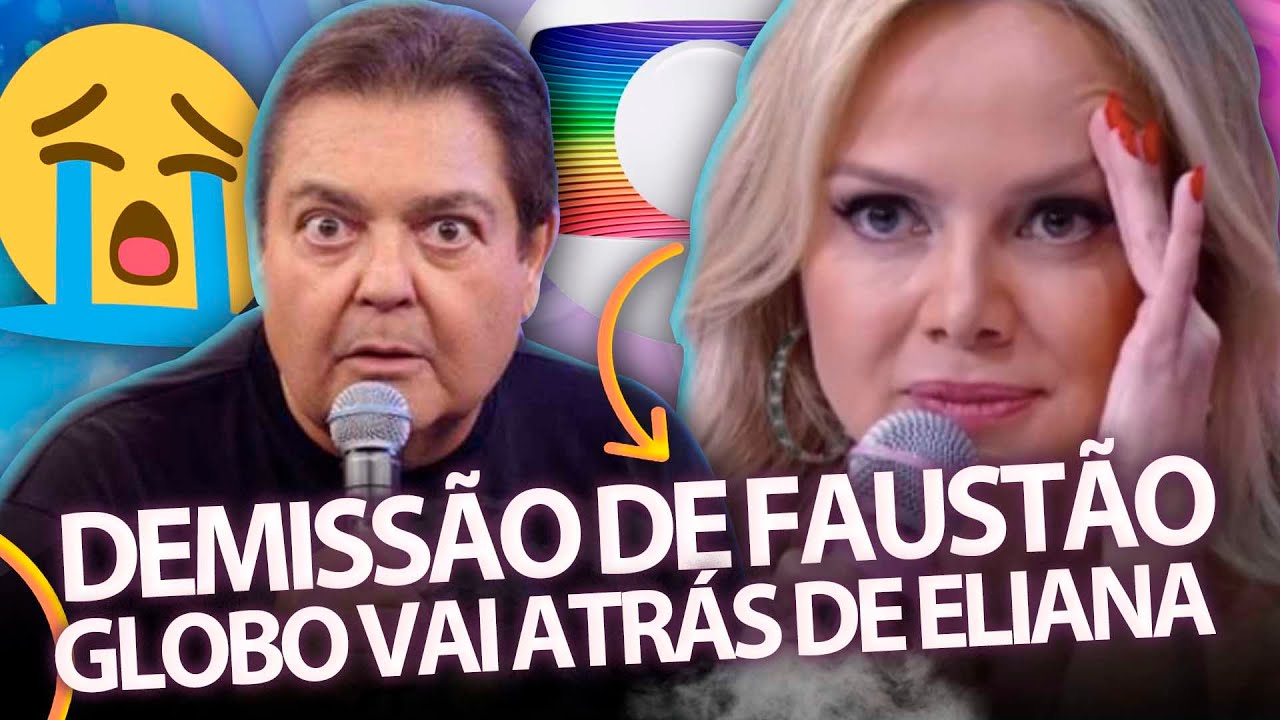 Faustão avisa Globo da sua saída e emissora vai atrás de Eliana, Claudete Troiano chuta famosa