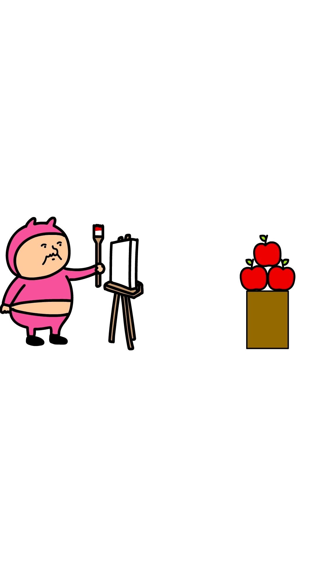 くいしんボン🍎🎨 #でこぼこフレンズ #東海オンエア #ゆめまるボン