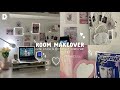 aesthetic and small room makeover🤍 | cute style &amp; pinterest inspired! [ENG/RUS]