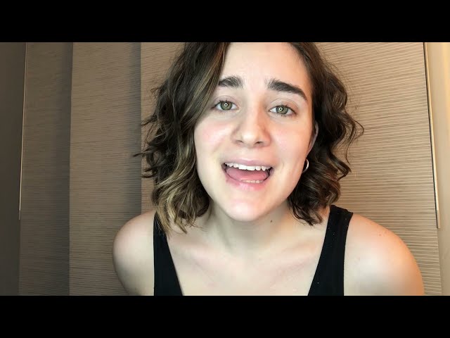 ASMR lo-fi humming, hand sounds, and singing positive affirmations