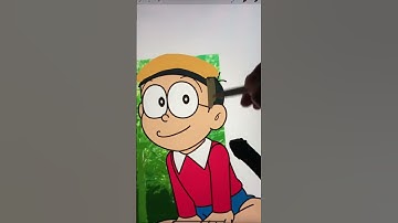 Draw casually Nobita Shizuka Doraemon drawing