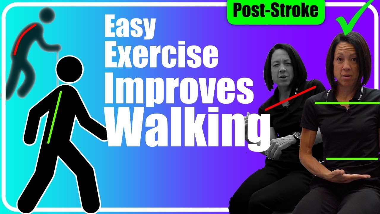 Best Post Stroke Exercise To Improve Walking Efficiency - YouTube