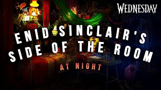 Enid Sinclair's side of the room 🐺 Wednesday 🖤 | Keyboard, writing, music screenshot 3