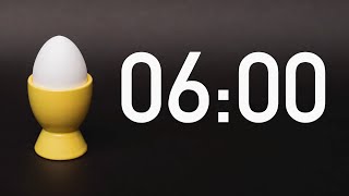 6 Minute Egg Timer with Alarm Sound (4K)