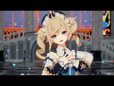 【MMD】 Genshin Impact Barbara - Catch the Wave