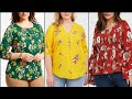 Top 30!Printed plussize officecwear blouses with Jean's new collection for 2021