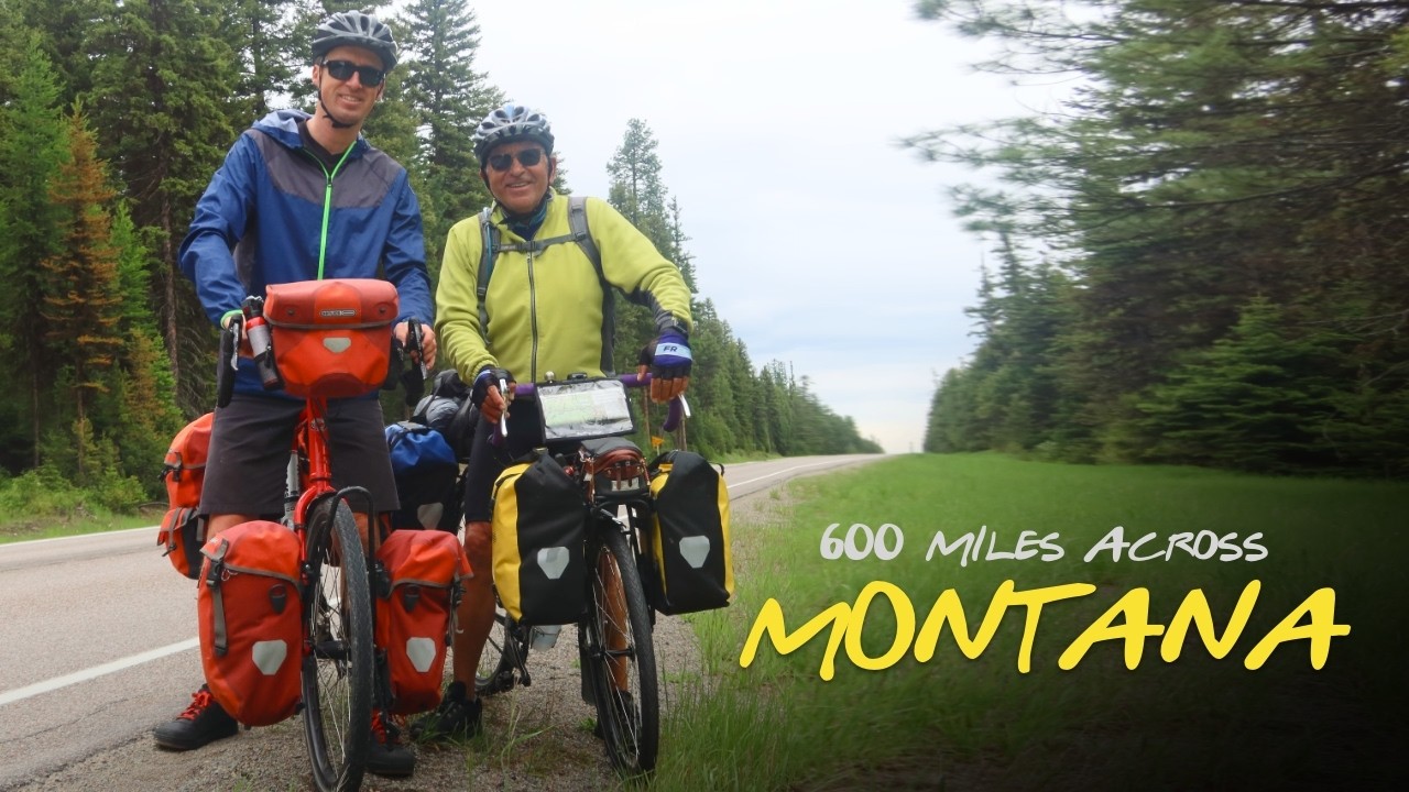 "Hey! You're the Bicycle Touring Pro" | Camping at Flathead Lake - Montana Bike Tour (Episode 3)