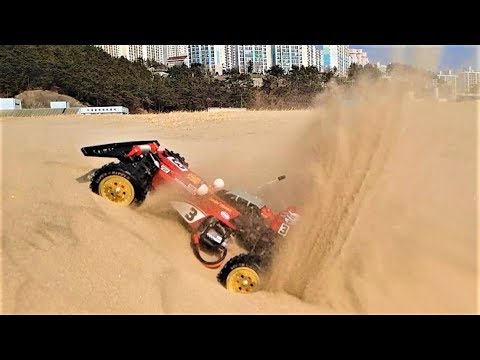 RC Car TAMIYA HotShot Re-release Brushless Sand Beach Bash Action