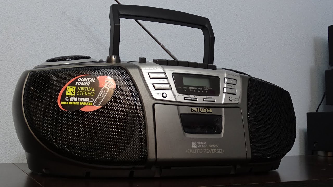 AIWA CSDED76EZ BOOMBOX REVIEW YouTube
