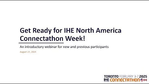 Get Ready for the IHE North America Connectathon Week 2025