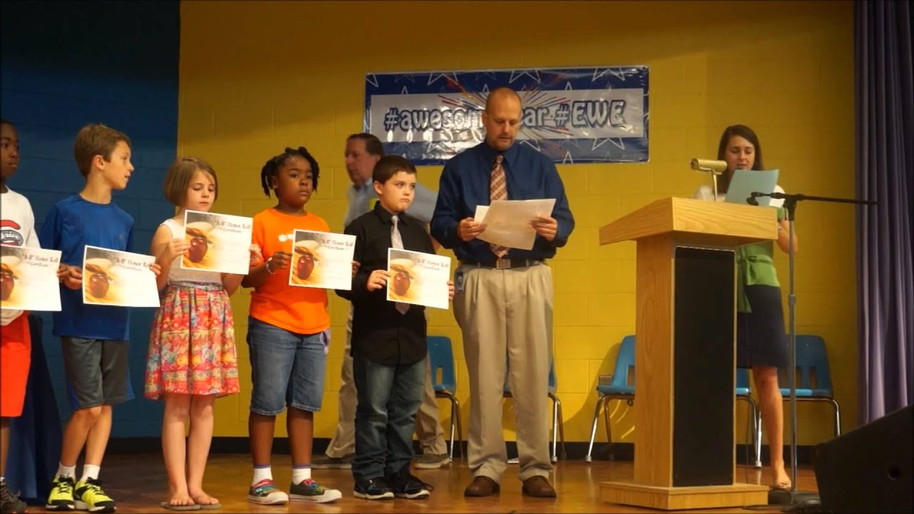 2014 Ellen Woodside Elementary Awards Ceremony YouTube