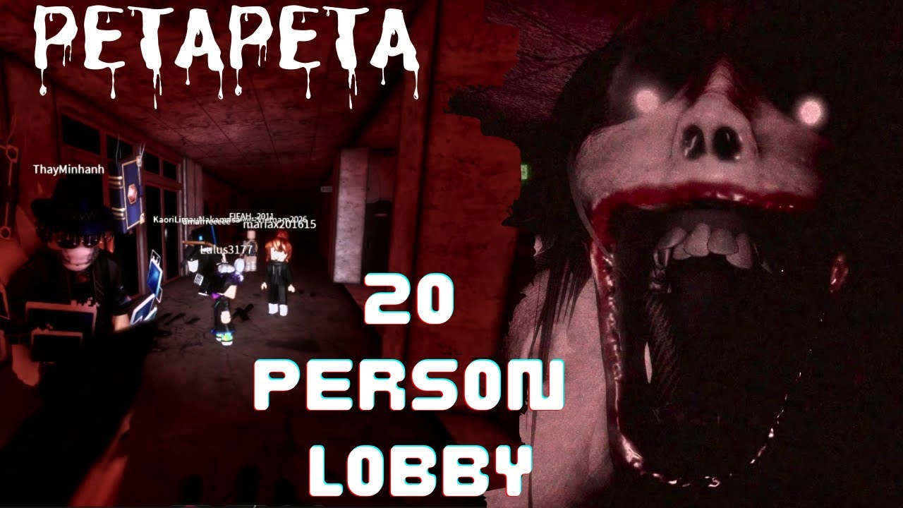 PETAPETA Hard 20 person Lobby 🔥😬 -ROBLOX