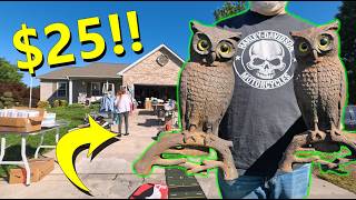 SPOTTED THESE FROM THE ROAD! Yard Sale Shop With Me! | eBay Reselling