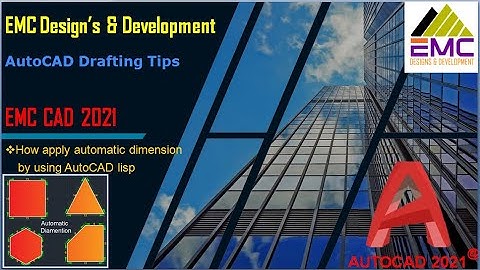 How to apply Automatic Dimension by using auto cad lisp.