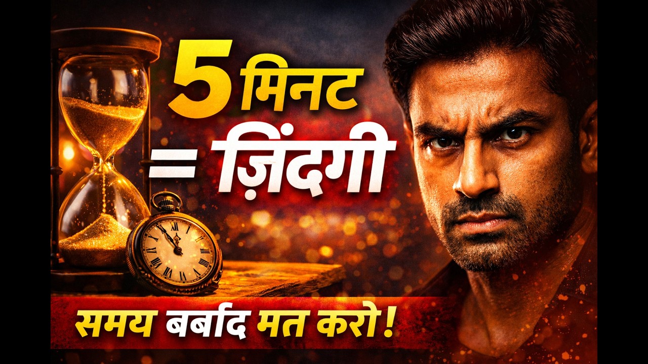 समय की कीमत  5 मिनट का सबक || MOTIVATIONAL VIDEO