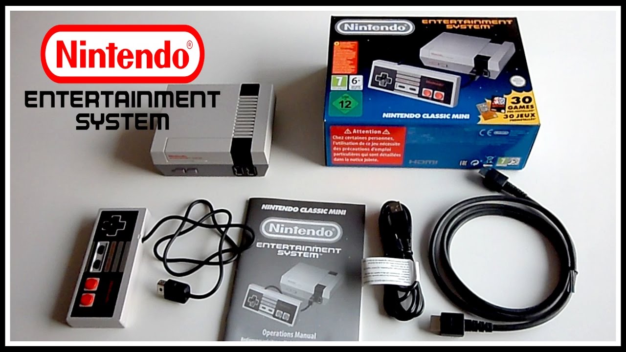 Nintendo NES Classic Mini] - Unboxing - présentation et description ! [FR]  [HD1080] 