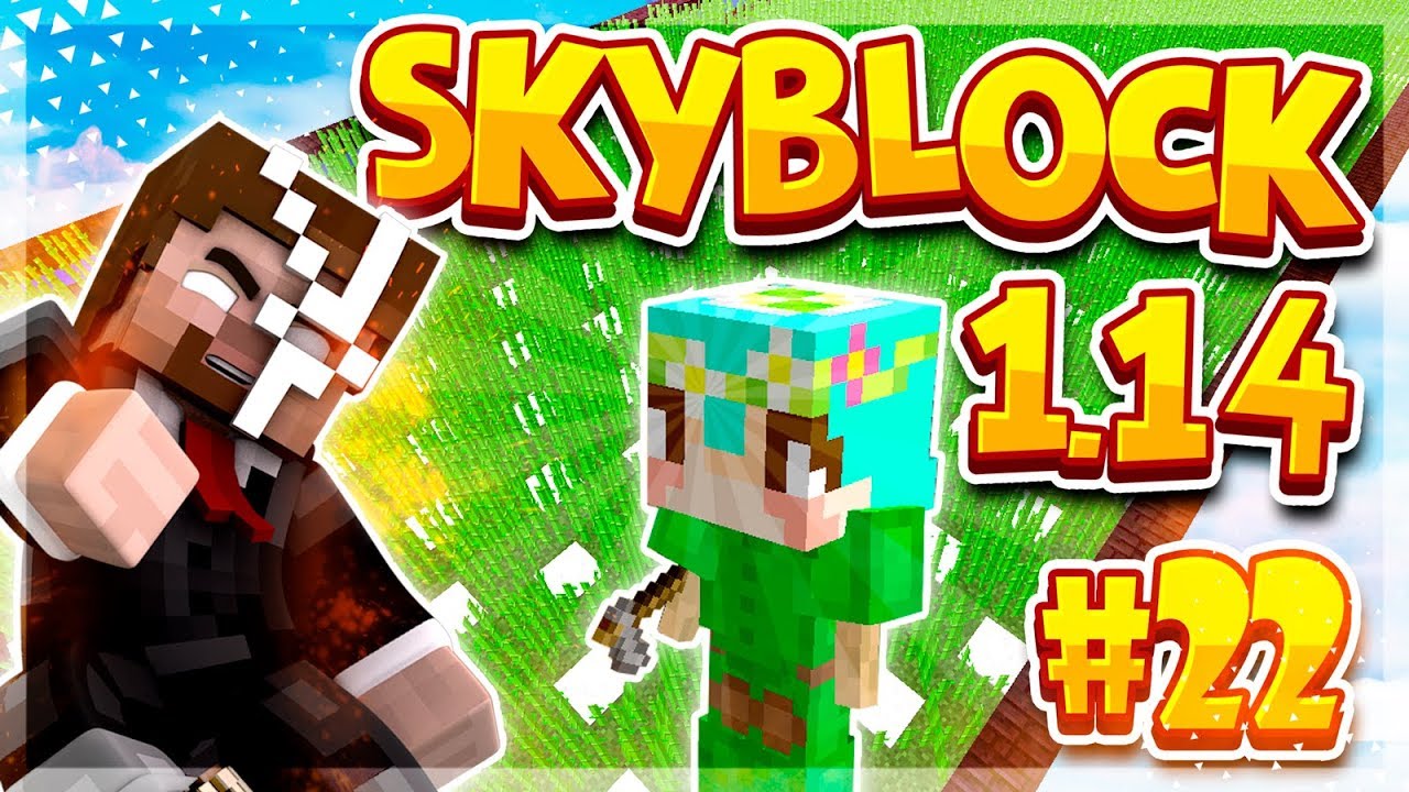 ¡El FLOWER MINION por fin! SkyBlock Hypixel EP22 YouTube