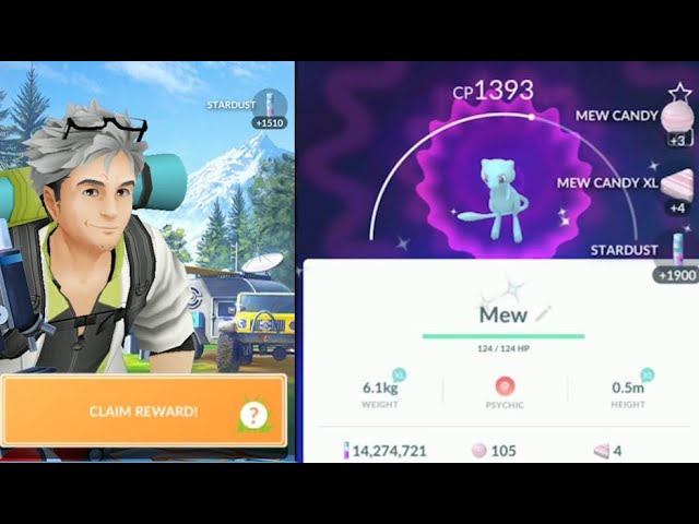 Pokemon Go - Mew Encounter & Catch #151 Pokedex Registration 