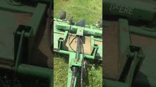 Brush hogging with Oliver 1850 June 26th 2020