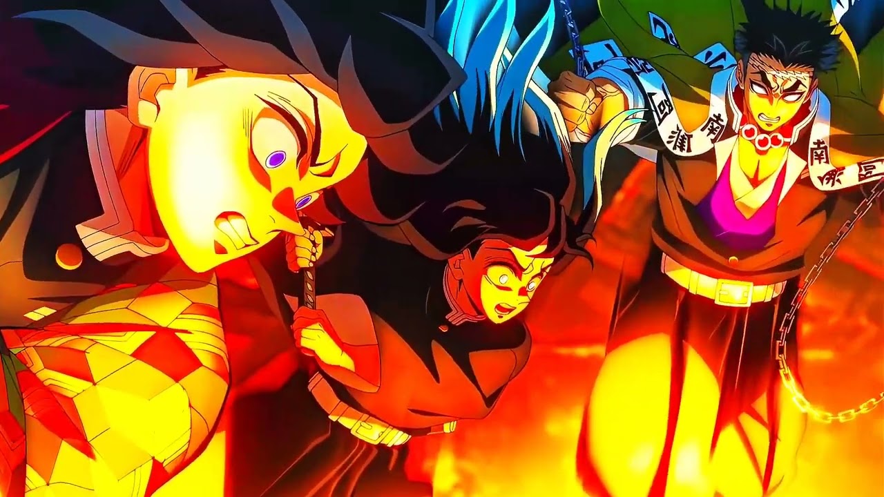 Demon Slayer S4 E8🔥🥶 falling into infinity castle💥