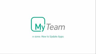 My Team - e-zone: How to update Apps screenshot 3