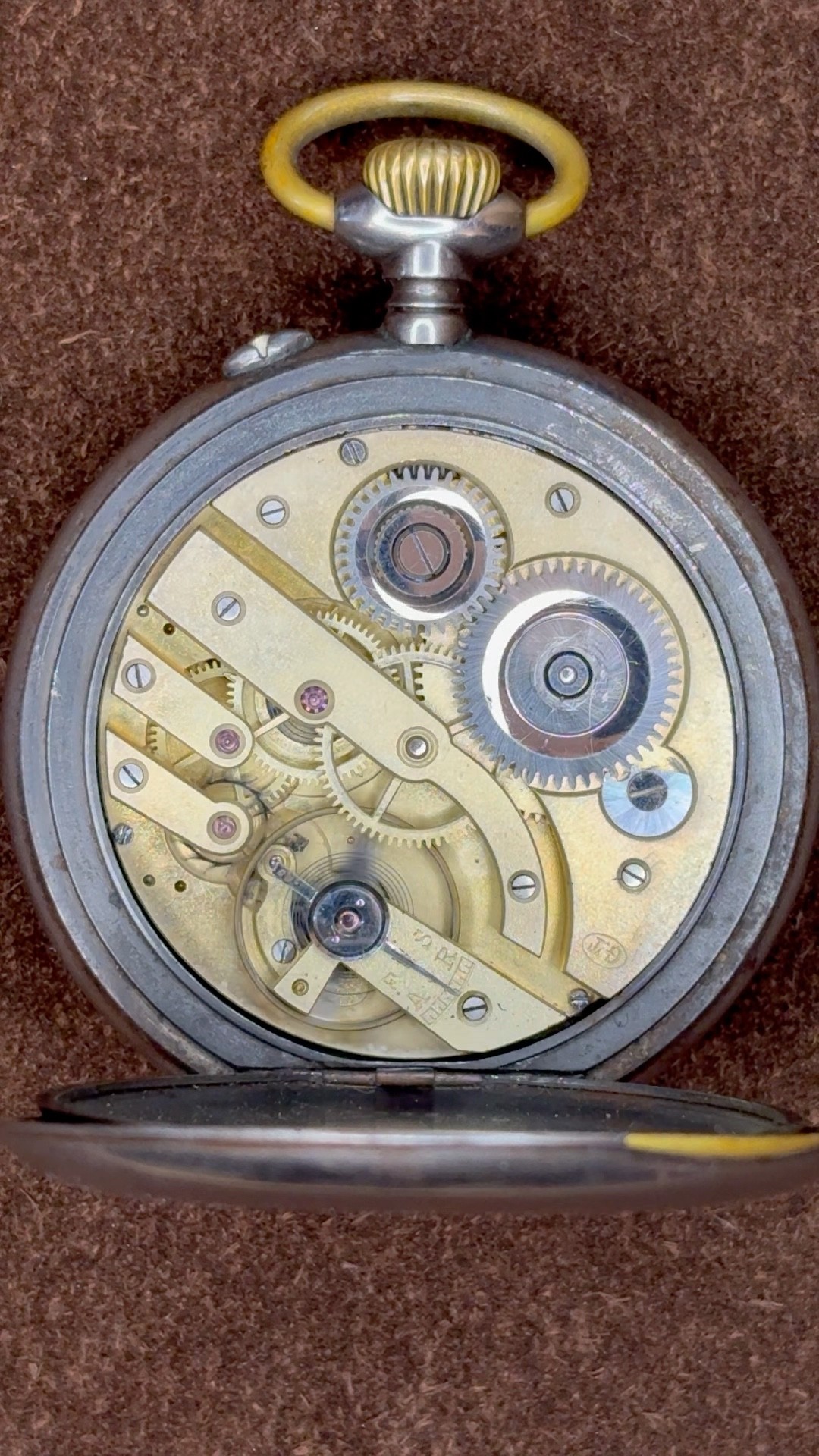 G.T. Jump Hour Digital Vintage Mechanical Pocket Watch ジャンプ