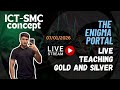 TEP Lec:9 LIVE TRADING / TEACHING / TAPE READING  XAUUSD-GOLD SMC ICT CONCEPTS 07/01/2026