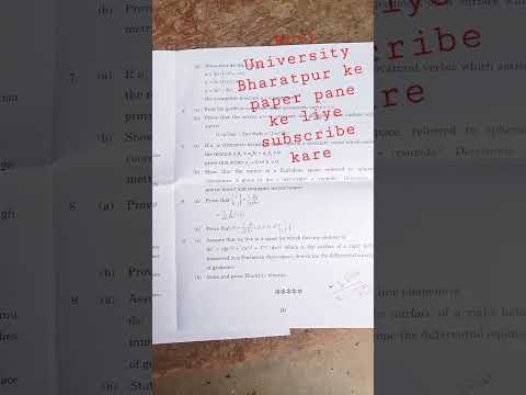 msc previous maths