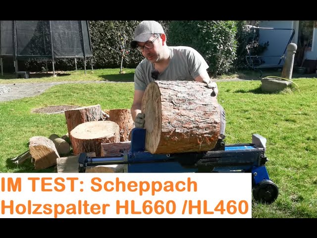 Fendeur de bûche 7t Scheppach HL760L - Tecniba