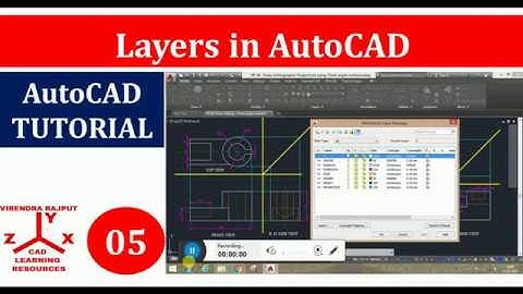 AutoCAD Tutorial 05: Create LAYERS in AutoCAD/Line type, Color, Line-weight, Line type scale/LTSCALE