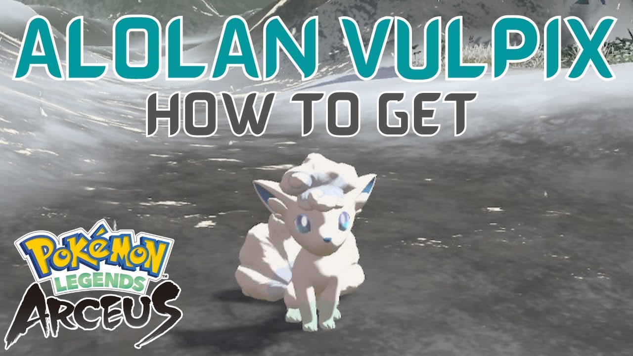 How to Get Alolan Vulpix in Pokémon Legends Arceus - Alolan Vulpix ...