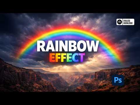 How to make Rainbow Effect in Photoshop in Tamil