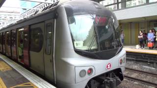 MTR East Rail Line MLR E22-E100 Depart And KTT through Train T825 Passing Sheung Shui
