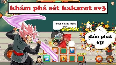 Ngọc Rồng Online - Khám phá sét kakarot cực hiếm tại sv3 !!!