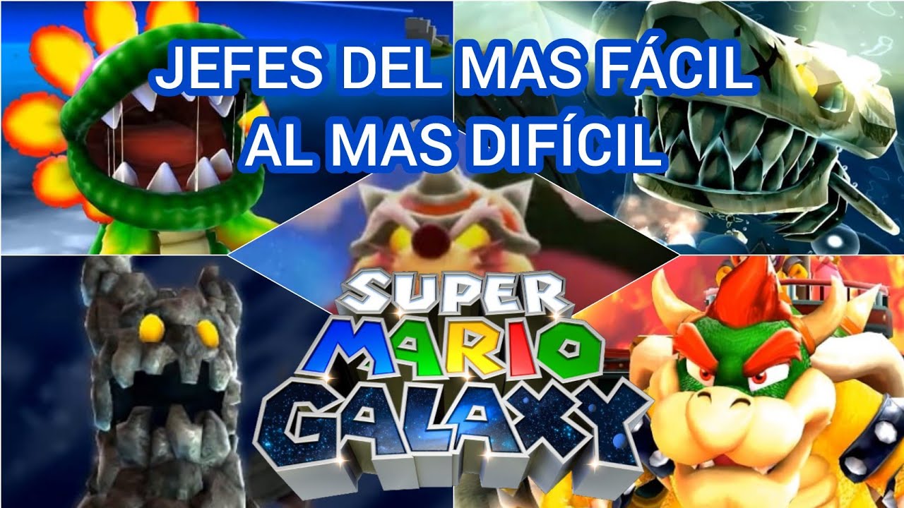 Jefes de Super Mario Galaxy - Del Más Fácil Al Más Difícil.