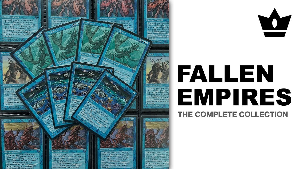 Complete Fallen Empires Magic Set Review | Old School Magic The Gathering  #mtg