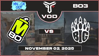 M80 vs BIG | Dreamhack Knockout Atlanta 2025 - Day 3 (SUN) | #BO3 | @TrottahCS [ #cs2 #vod ]