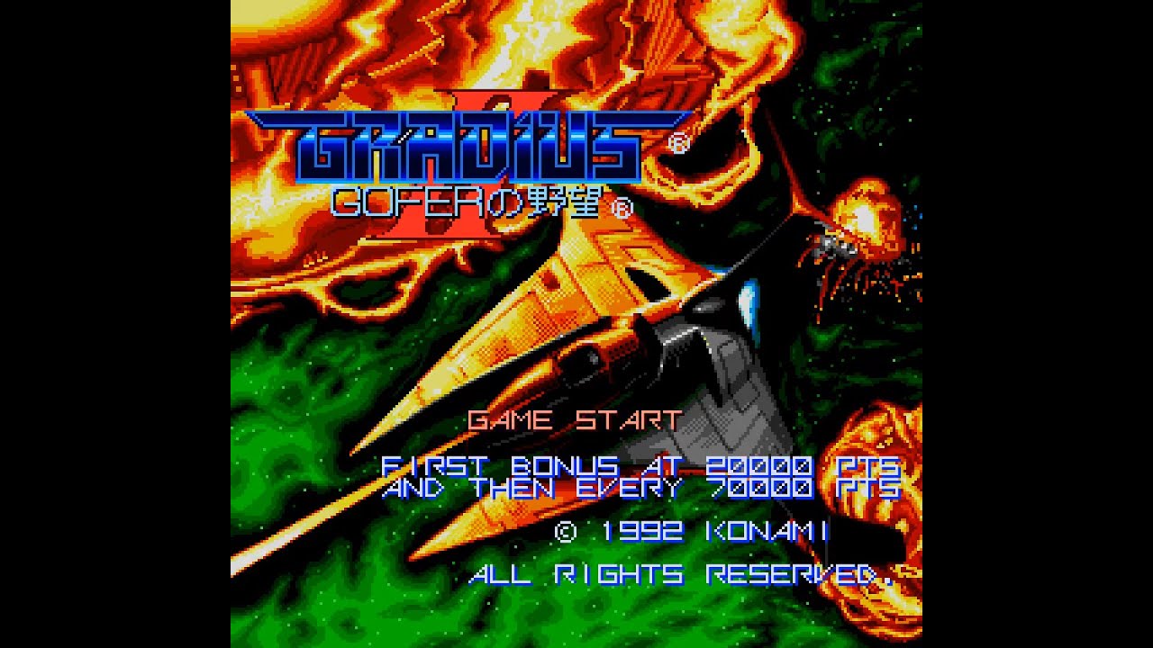 PC Engine CD Longplay [100] Gradius II: Gofer no Yabou (JP) - YouTube