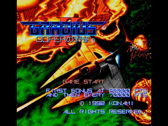 PC Engine CD Longplay [100] Gradius II: Gofer no Yabou (JP) - YouTube