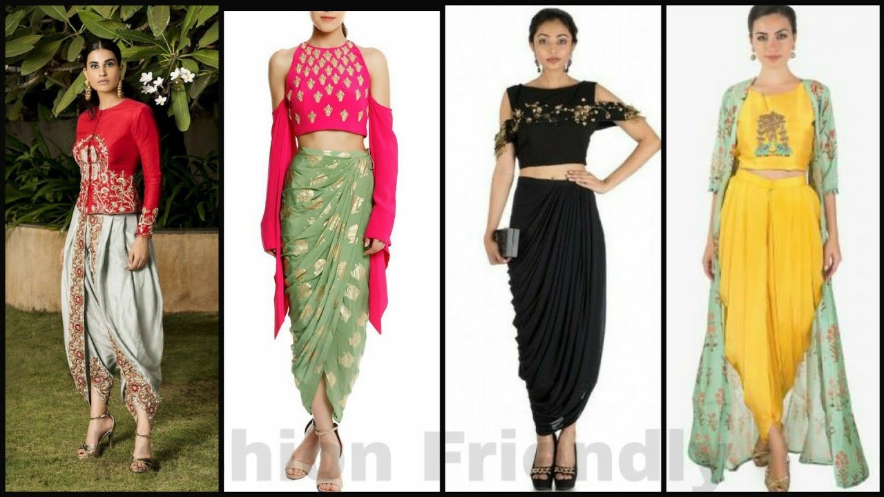 latest indo western dresses 2019