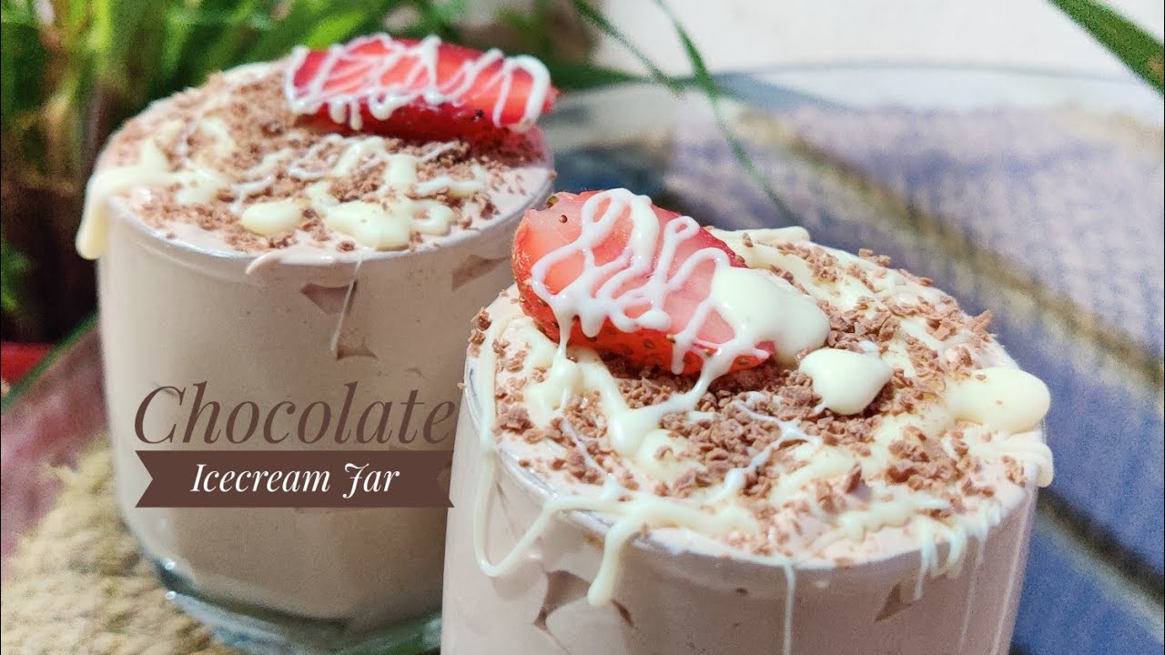 Chocolate Ice Cream Jar Recipe Homemade Chocolate Icecream Jar