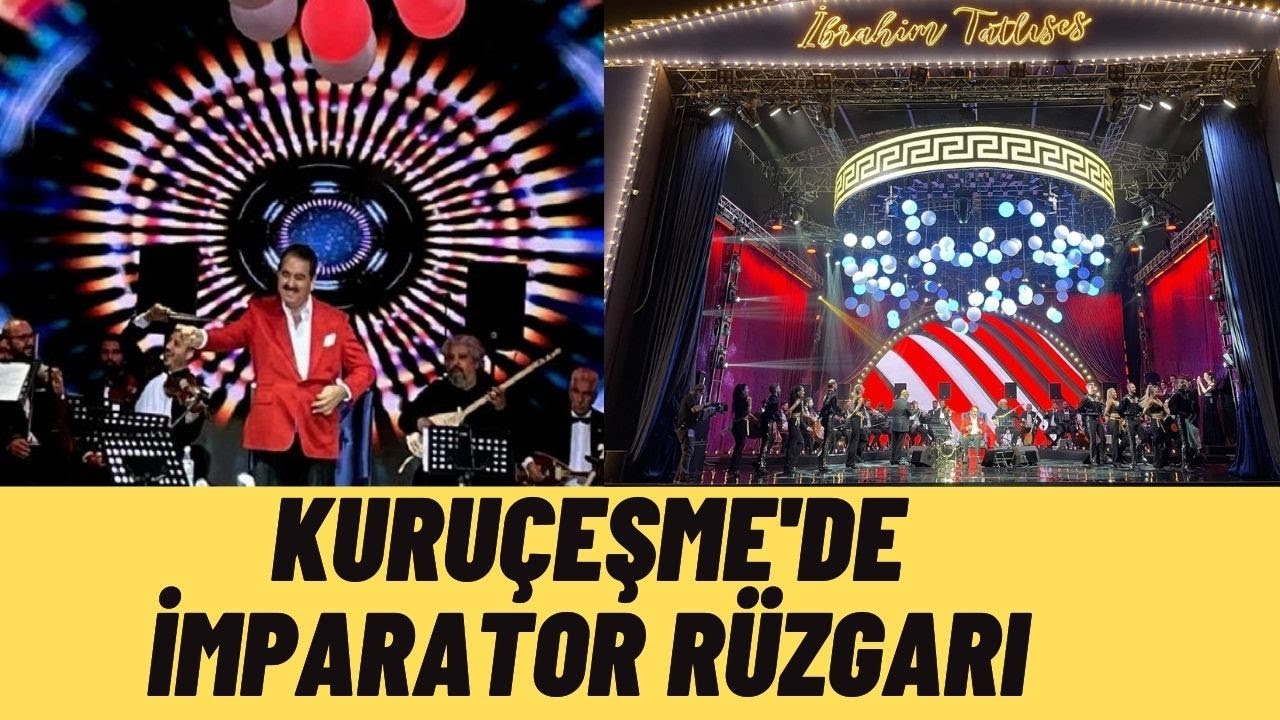 12 yıl aradan sonra konser veren İbrahim Tatlıses Kuruçeşme Arena'da sevilen şarkılarını seslendirdi