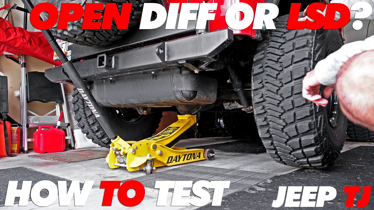 Open Diff or LSD How to Check | Jeep TJ - YouTube