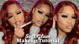 my everyday UPDATED soft glam makeup routine *EXTREMELY DETAILED* For Black Girls 🔥 screenshot 4
