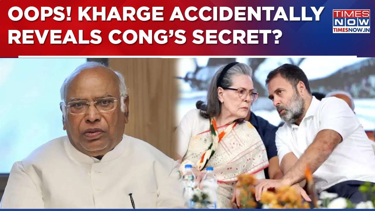 Kharge Reveals Worst-Kept Secret Of Congress? One Family Takes All Decisions In Party? Watch!